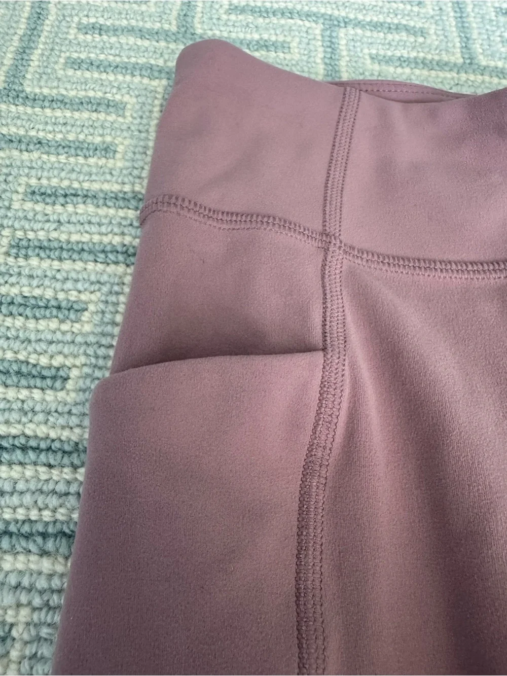Athleta Kids Active Leggings - Blue and Mauve